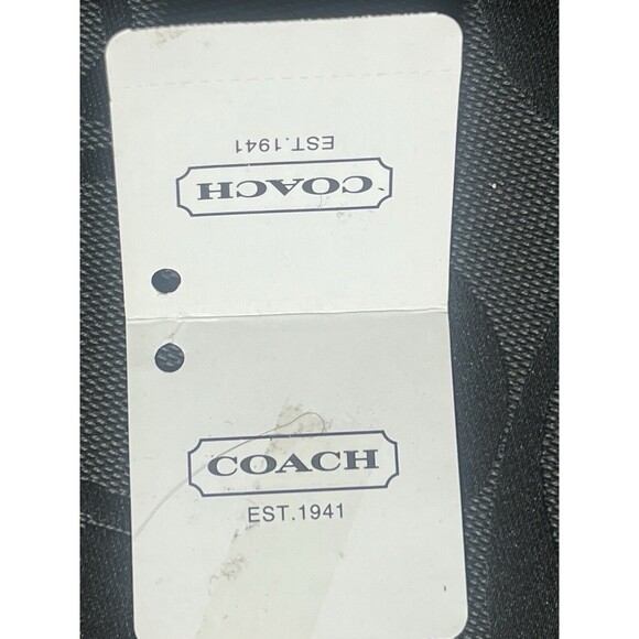 Coach Signature Shoulder Bag-Black and Dark Gray - Picture 14 of 15